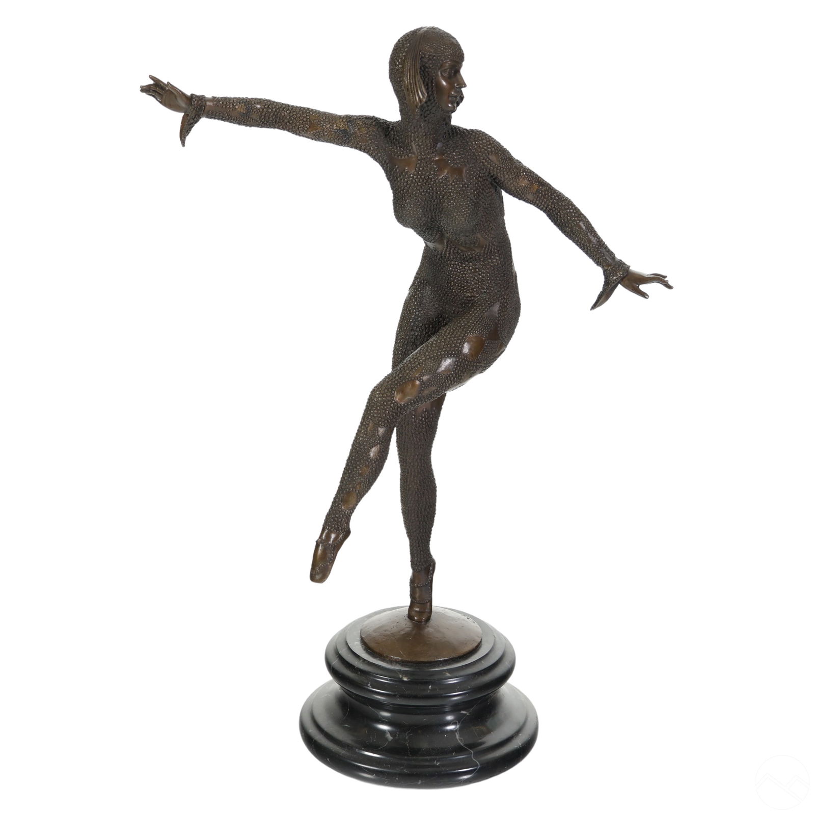 BRONZE DANCER SCULPTURE AFTER