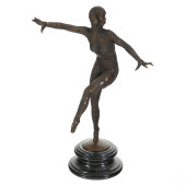 BRONZE DANCER SCULPTURE AFTER