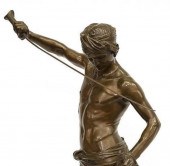 BRONZE, DAVID & GOLIATH, BARBE