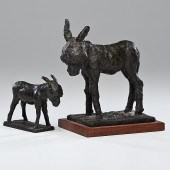 Bronze Donkeys by Carl Lewis P