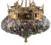 BRONZE DORE &AMP; COLORED GLAS