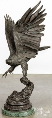 BRONZE EAGLE AFTER MOIGNIEZ<br