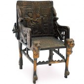 BRONZE EGYPTIAN MOTIF MINIATUR