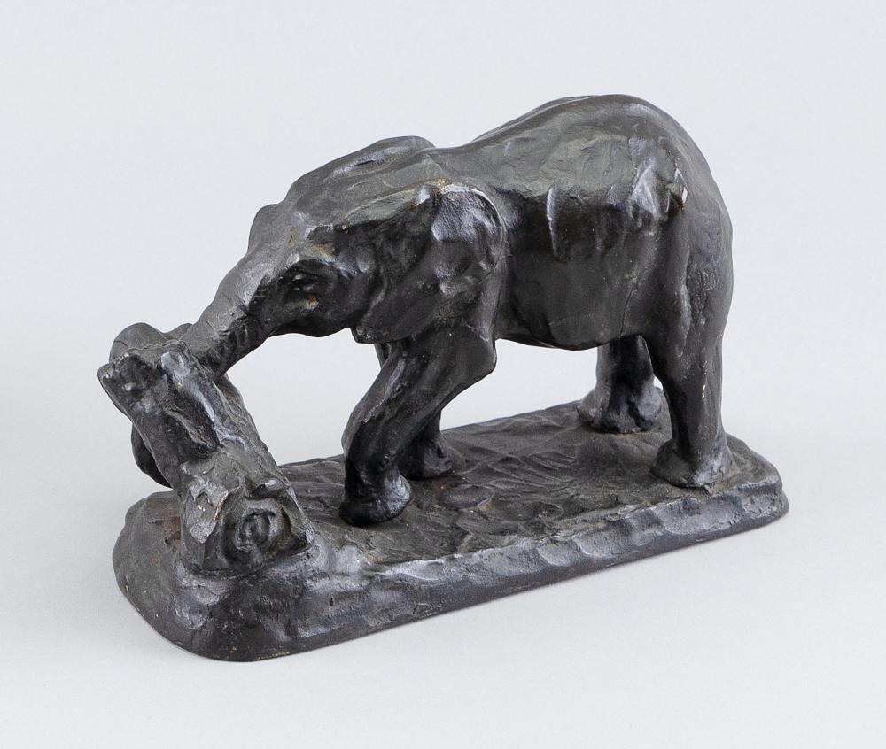 BRONZE ELEPHANT SCULPTURE