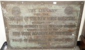 BRONZE ENAMELED PLAQUE, THE LI