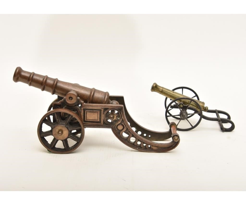 Bronze English signal cannon,