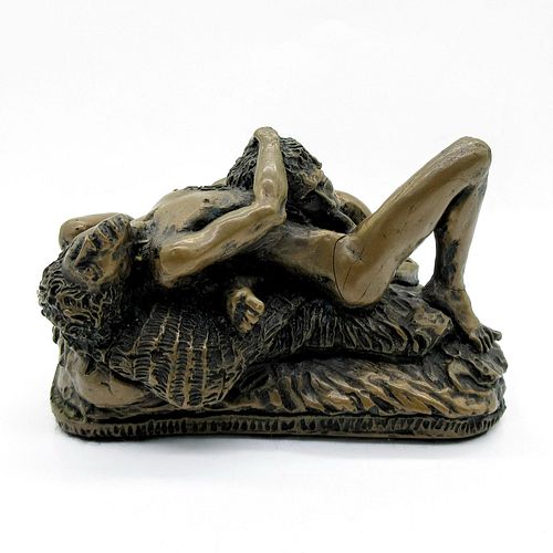 BRONZE EROTIC FIGURINE, GENTLEMEN