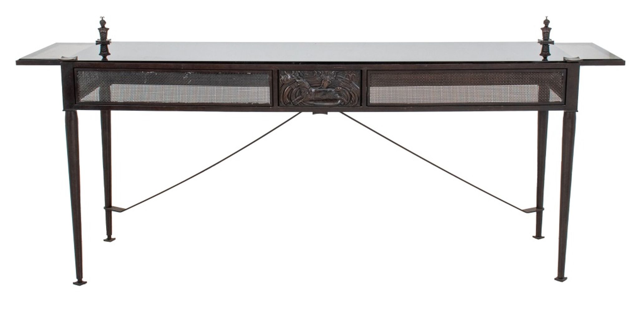 BRONZE ETRUSCAN MANNER CONSOLE