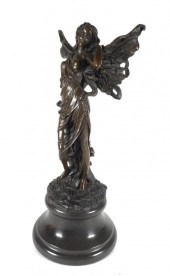 BRONZE FAIRY FIGUREBronze scul