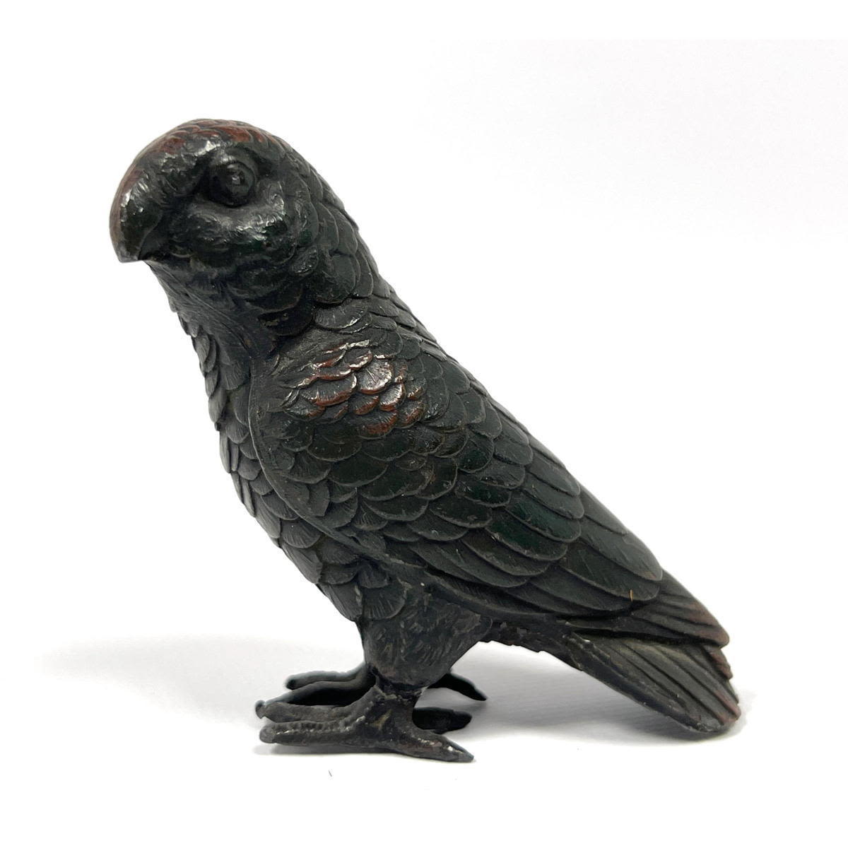 Bronze Figural Bird Sculpture