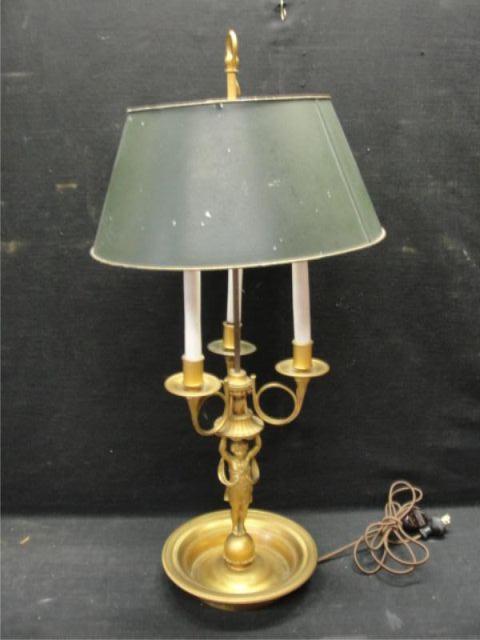 Bronze Figural Builloitte Lamp With