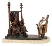 BRONZE FIGURAL GROUP: DANCE OF