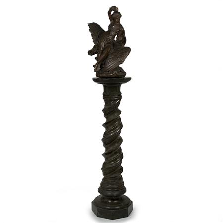 Bronze Figural Group of Hebe and
