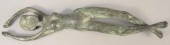 BRONZE FIGURAL SCULPTURE OF A