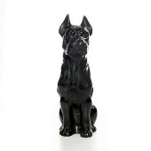 BRONZE FIGURE, BOXER DOGBronze