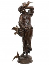 BRONZE FIGURE 'INTERUPTED' AFT