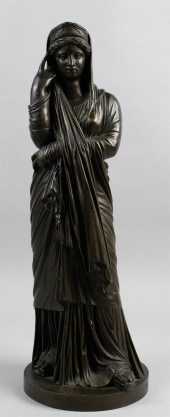 BRONZE FIGURE OF A CLASSICAL W