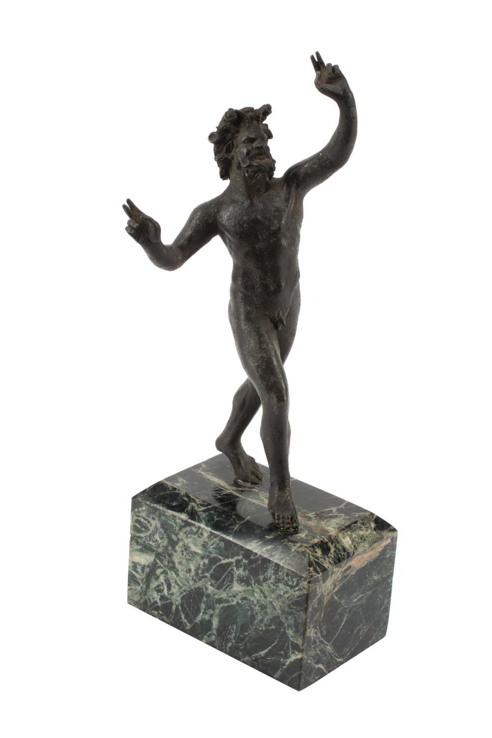 BRONZE FIGURE OF A FAUNBronze