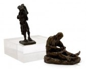 Bronze Figure of a Laborer Tog