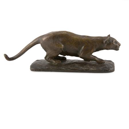 Bronze Figure of a Lioness 	 