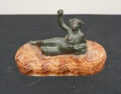 BRONZE FIGURE OF A MAENAD MOUN