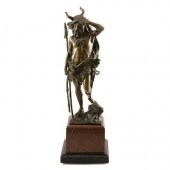 Bronze Figure of a Teutonic Wa