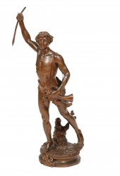 BRONZE FIGURE OF "ACTAEON"Bron