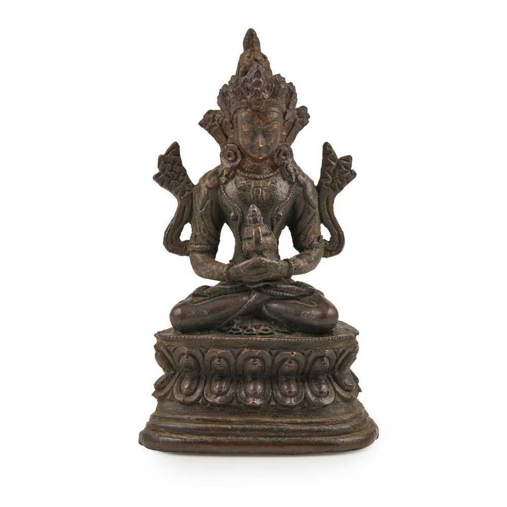 BRONZE FIGURE OF AMITAYUS