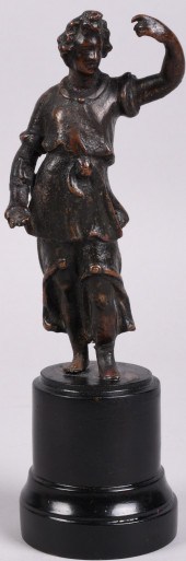 BRONZE FIGURE OF AN ANGEL, ITA