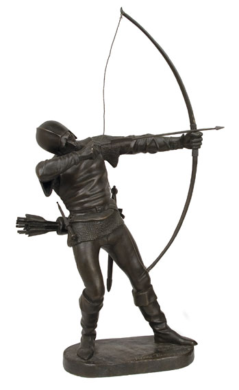 Bronze Figure of an Archer 	 