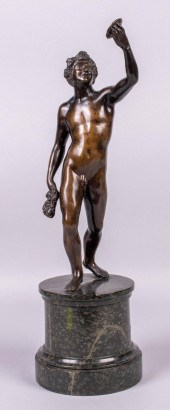 BRONZE FIGURE OF BACCHUS, AFTE