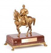 BRONZE FIGURE OF "BARTOLOMEO C