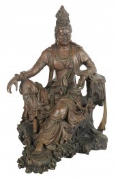 BRONZE FIGURE OF BUDDHABronze