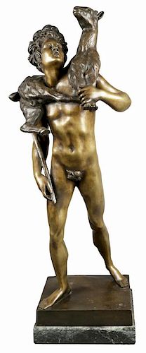 BRONZE FIGURE OF CLASSICAL