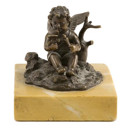 Bronze Figure of Cupid 	 