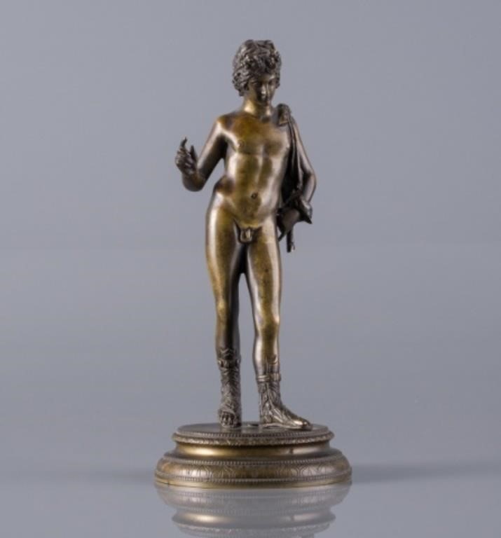 BRONZE FIGURE OF DIONYSUS, CIRCA