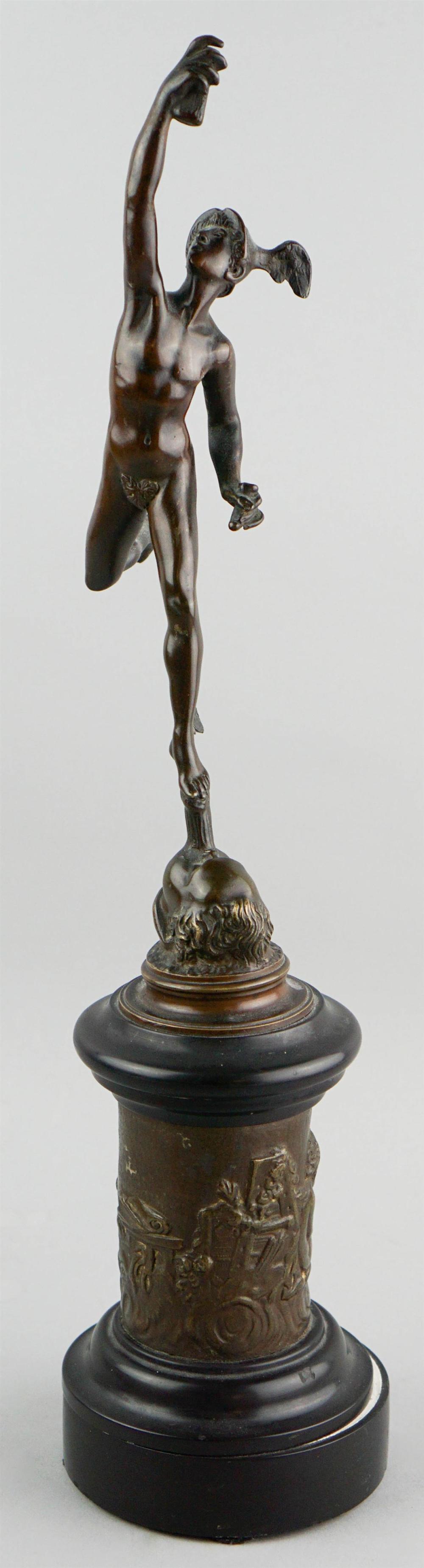 BRONZE FIGURE OF MERCURY, AFTER