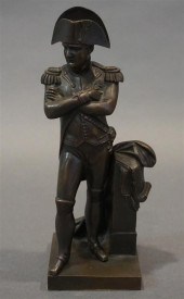 BRONZE FIGURE OF NAPOLEAN, HEI