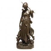 Bronze Figure of Nymphe de Dia