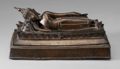 Bronze Figure of Reclining Bud