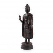 BRONZE FIGURE OF SHAKYAMUNI
NE