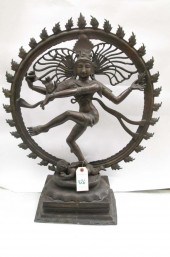 BRONZE FIGURE OF SHIVA NATARAJ