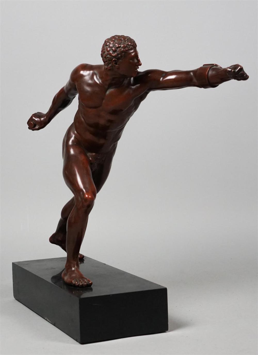 BRONZE FIGURE OF THE BORGHESE