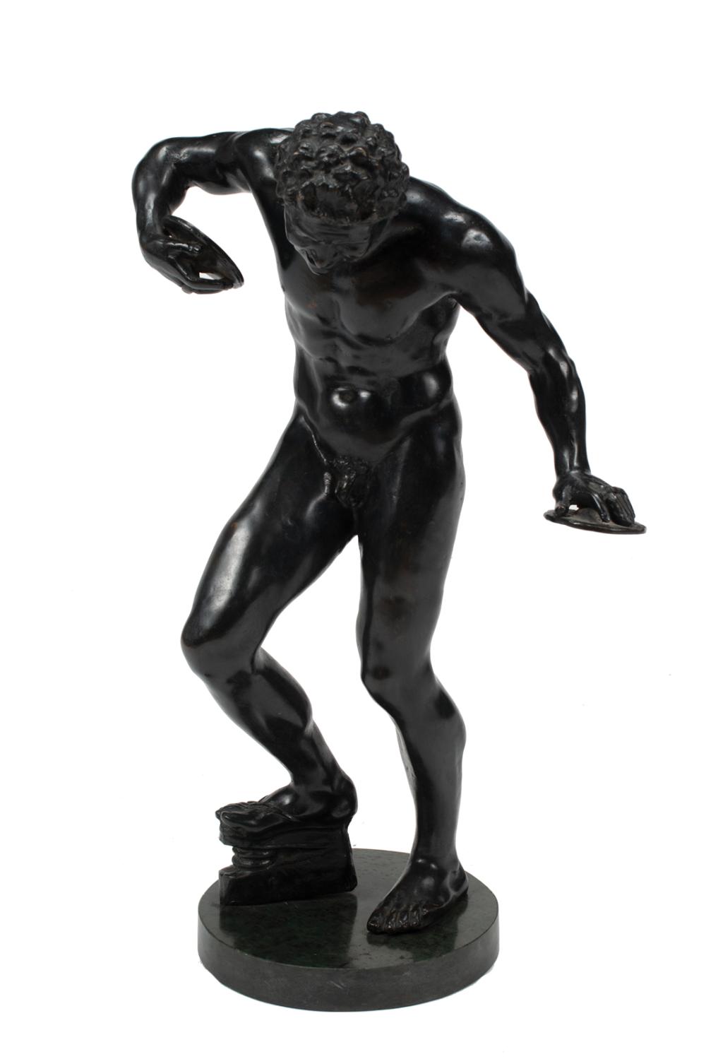 BRONZE FIGURE OF THE "DANCING