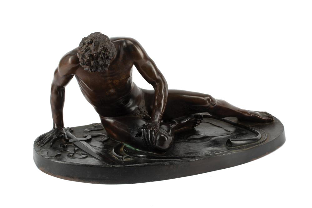 BRONZE FIGURE OF "THE DYING