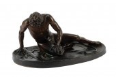 BRONZE FIGURE OF "THE DYING GA