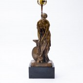 BRONZE FIGURE OF THETIS, MOUNT