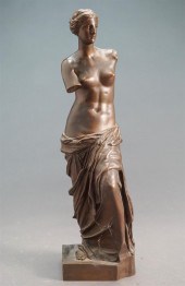 BRONZE FIGURE OF VENUS DE MILO