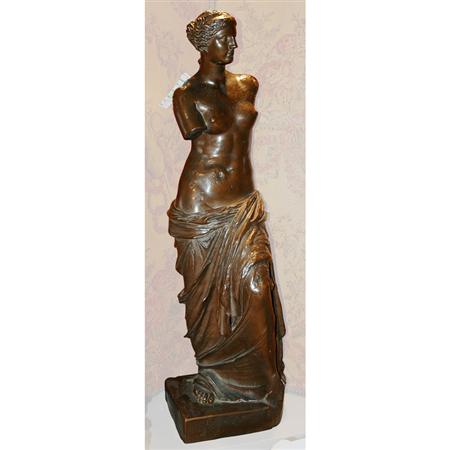 Bronze Figure of Venus de Milo 	 