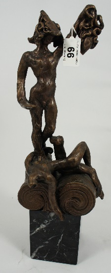 Bronze Figure signed by Salvador